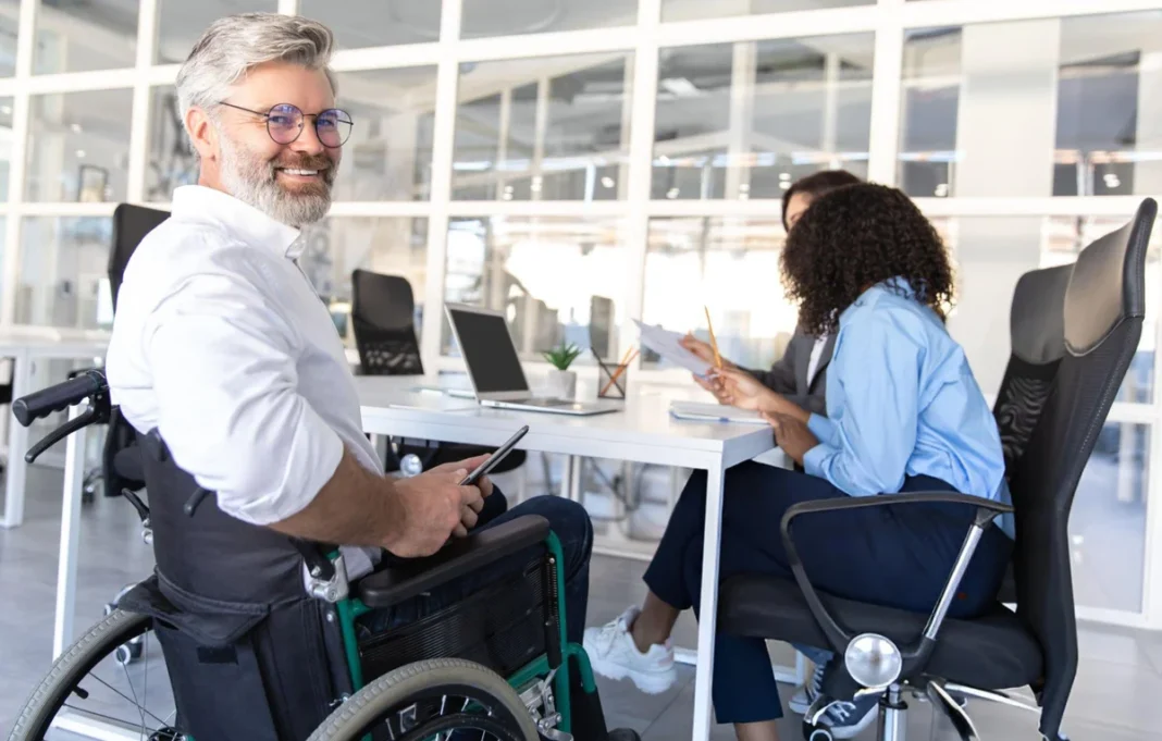 disability support worker with client assistance disability